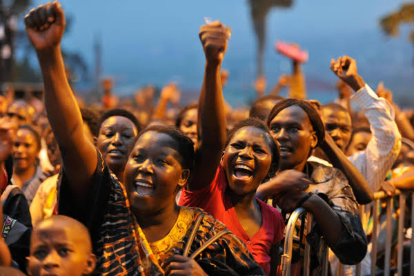 Church sanctuary with wooden pews and beautiful lighting